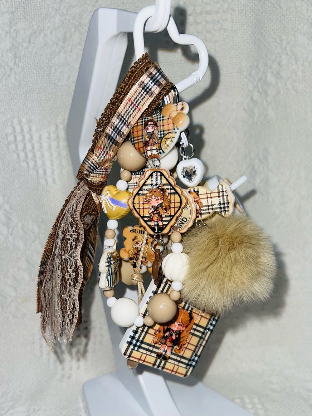 Custom Wendy Burberry Inspired Bag Charm/Keychain
